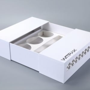 Double-sided sliding rigid boxes