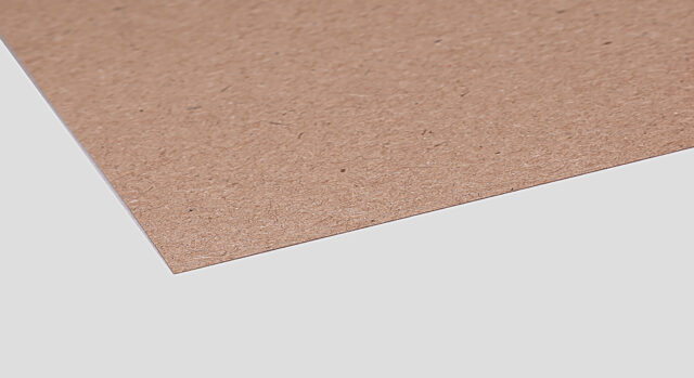 A close-up of brwon grass textured paper, showcasing a natural, fibrous pattern on a light gray surface.