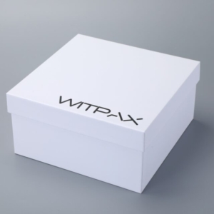 Flip-lid box with inserts