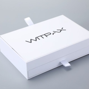 Flip-top box with drawer