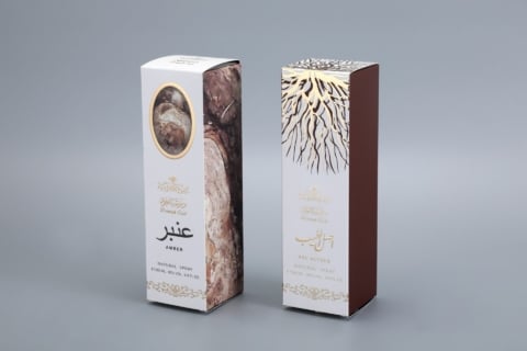 Foil stamping perfume box