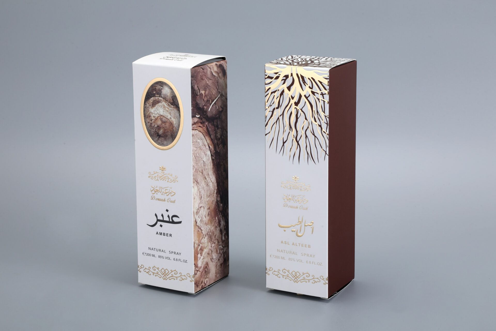 Foil stamping perfume box