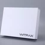 Foldable magnetic box on a gray background with "WITPAX" in black.