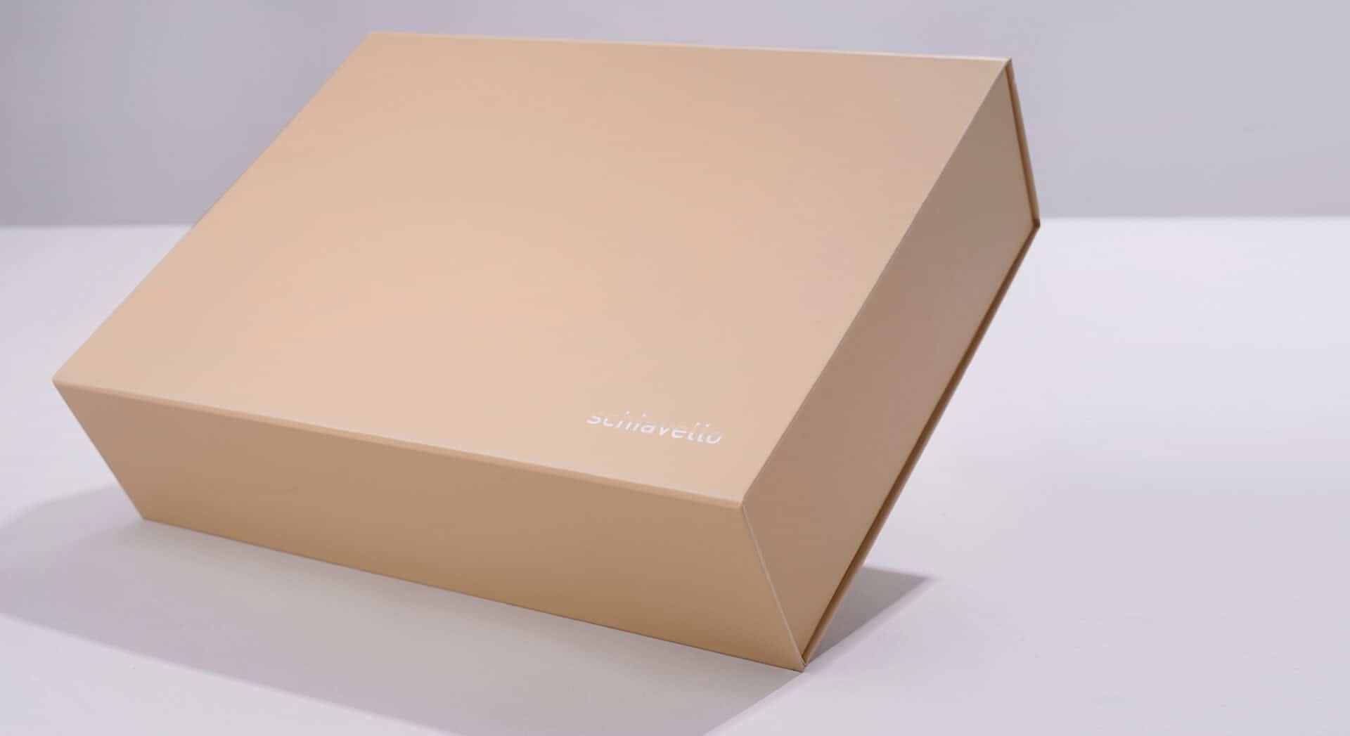 Foldable Rigid Box Orange (1)