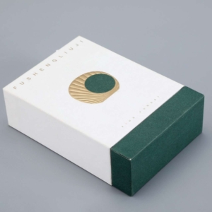 Handmade foil stamping cosmetic box