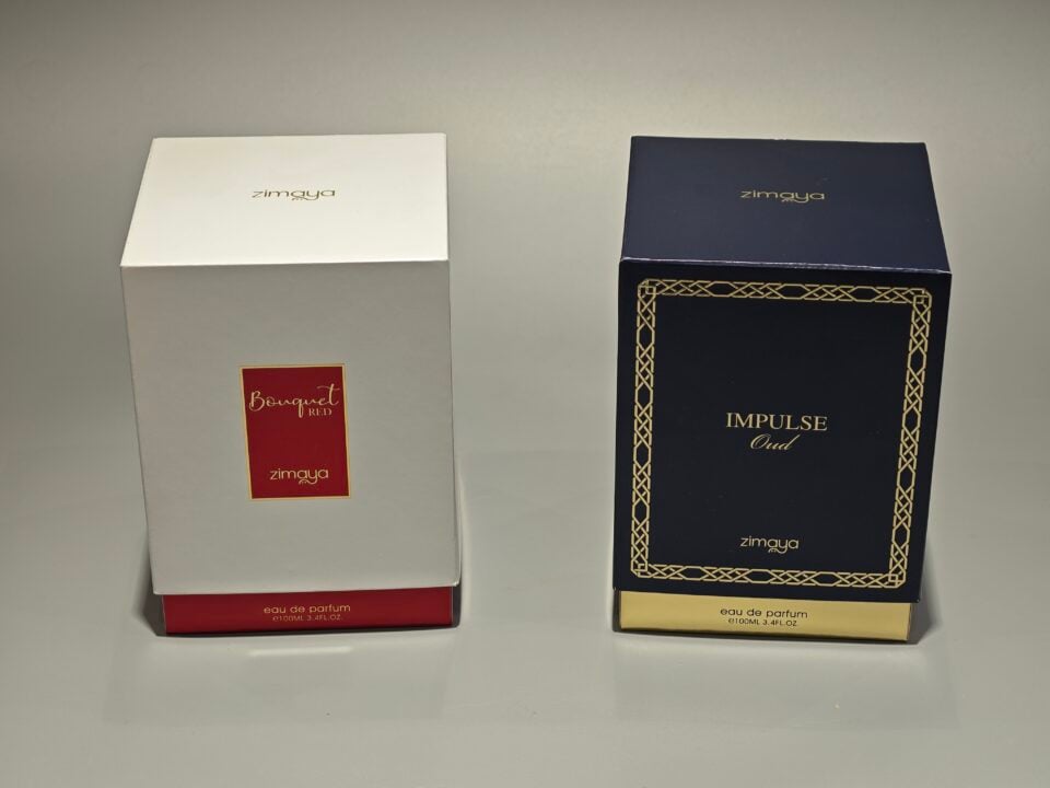 handmade gold stamping perfume box