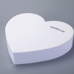 Heart-shaped lift-off lid boxes