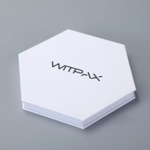 Hexagon book style rigid boxes