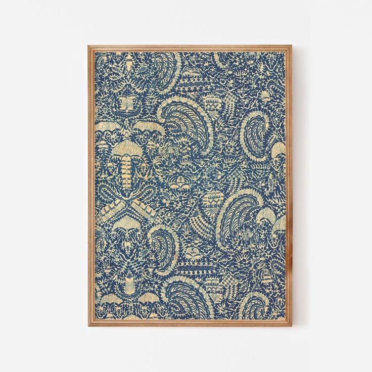 Indonesian Coastal Batik Fabric