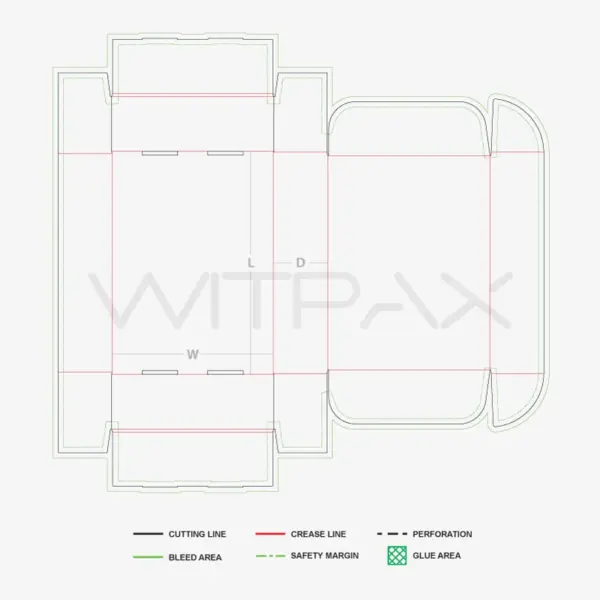 Pattern Design Mailer Box Custom Printed Mailer Box with Geometric Pattern Design | WITPAX