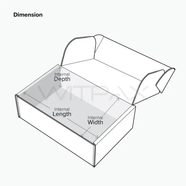 Pattern Design Mailer Box Custom Printed Mailer Box with Geometric Pattern Design | WITPAX
