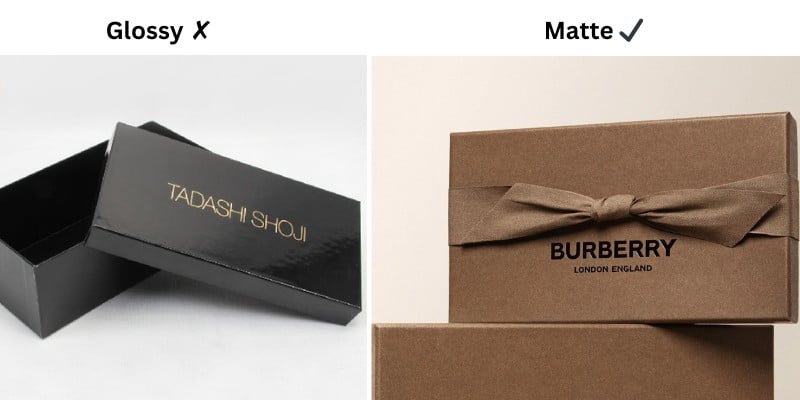 the difference between matte and gloss