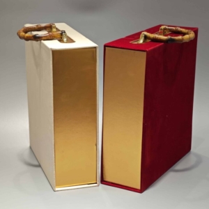 Portable flip open gift box