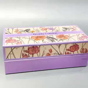 Purple luxury shoulder neck gift box