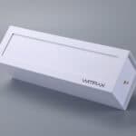 Rectangular box with "WTF-P-X" on one side, featuring a sliding drawer design.