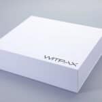 White box with "WITPAX" on a light gray background features a magnetic closure.