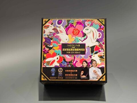 We are a manufacturer of custom box packaging. This image showcases our Colorful Meisuo box, which features an elegant design incorporating rabbits and flowers. The front also includes text in Chinese to enhance its visual appeal, in line with our sophisticated packaging standards.